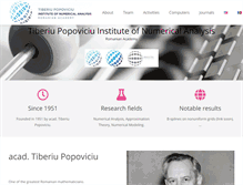 Tablet Screenshot of ictp.acad.ro